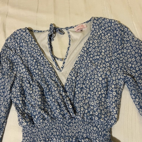 🖤Pink Lily Boho Floral Romper🖤 - Picture 3 of 6